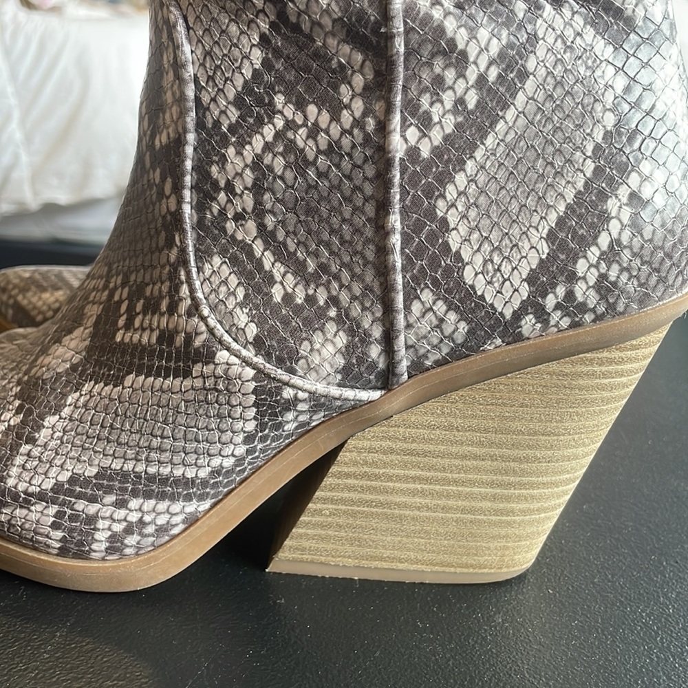 COPY - Snake skin bootie from Express - Picture 3 of 3